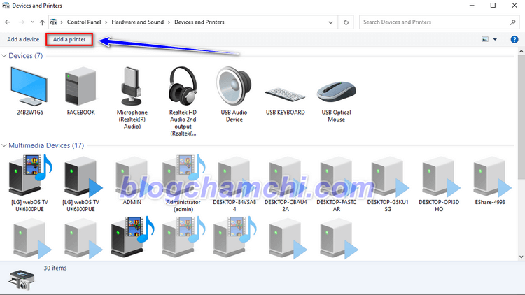 Tạo Local Port mới để sửa lỗi Connect To Printer trên Windows