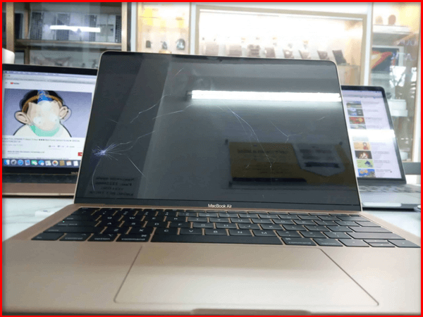 Nguyên nhân màn hình Macbook bị vỡ