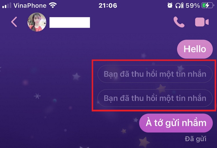 Messenger có xem được tin nhắn vừa thu hồi không?