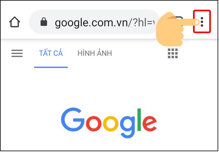 Mở Tab ẩn danh trên Google Chrome trên điện thoại