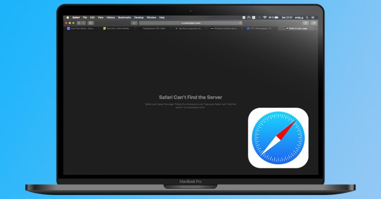 Nguyên nhân gây ra tình trạng Safari không thể tìm thấy máy chủ MacBook