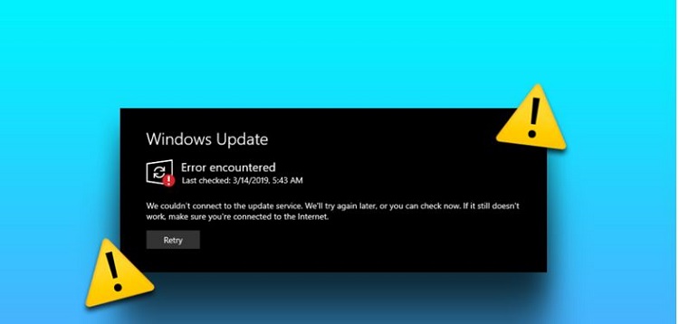 Nguyên nhân gây ra lỗi error encountered update Windows 11