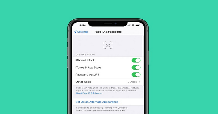 Làm mới tính năng Face ID [Reset Face ID]