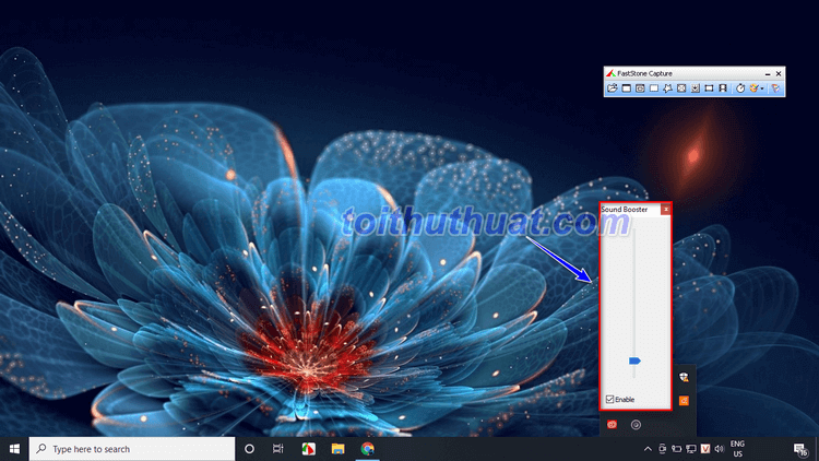 Cách tăng âm lượng trên Win 10 qua phần mềm Sound Booster
