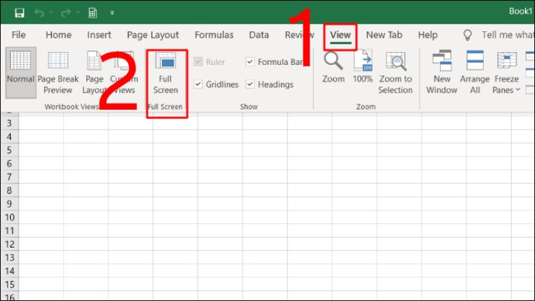 sửa lỗi mở file Excel không full màn hình bản 2007