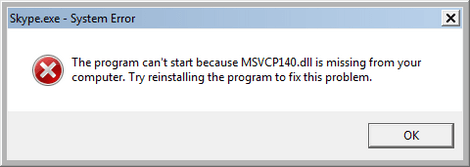 Lỗi MSVCP140.dll là gì? Nguyên nhân & Cách nhận biết