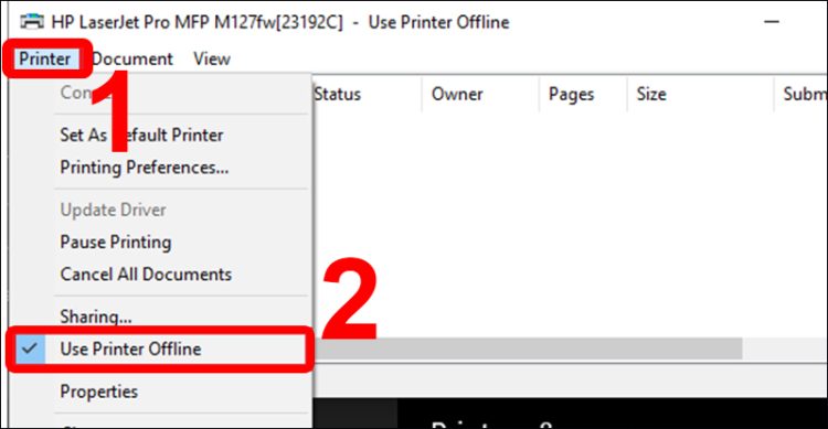 sửa lỗi offline của máy in trên Windows đơn giản