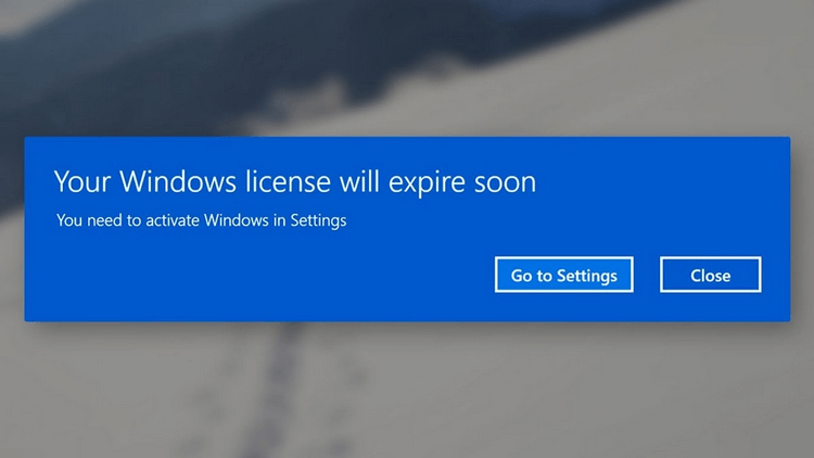 Lỗi Your Windows License Will Expire Soon Win 10 là gì?