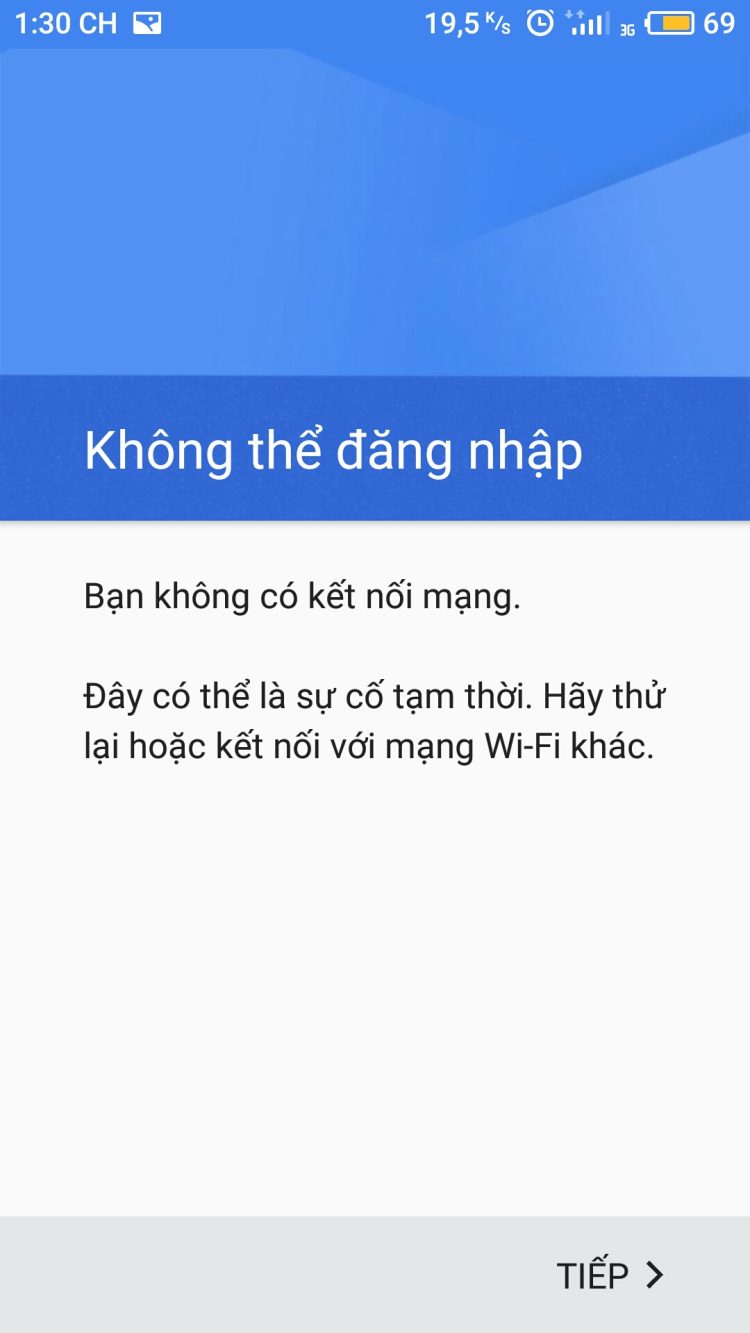 Tại sao không đăng nhập được tài khoản Google trên Xiaomi 2