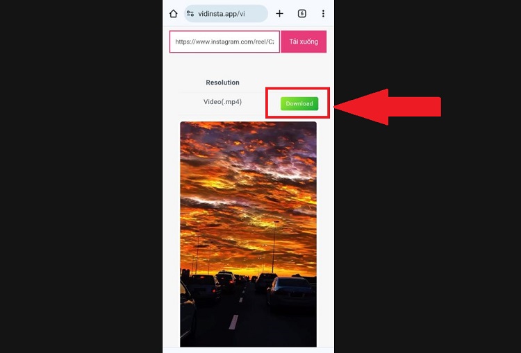 Tải video Instagram về điện thoại B3