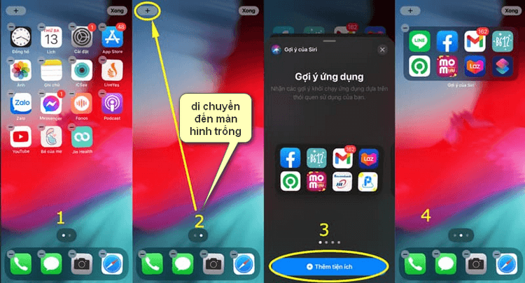 Tạo màn hình chính trống cho iPhone trên iOS 14 bằng Siri Shortcuts (Gợi ý của Siri)