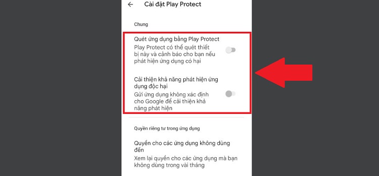 Sửa lỗi “Bị Play Protect chặn”