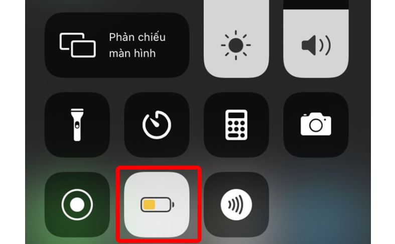 Tắt chế độ nguồn điện thấp iPhone