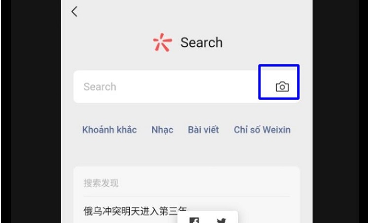 Sử dụng wechat để tìm hình ảnh