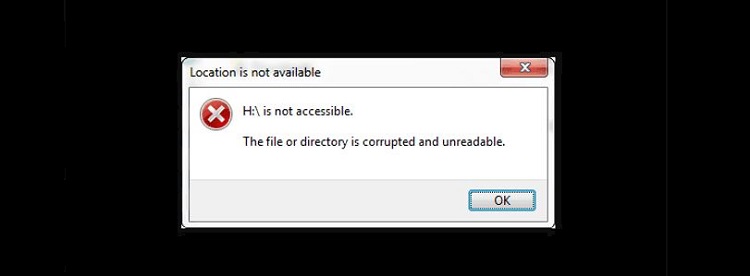 Tìm hiểu lỗi the file or directory is corrupted and unreadable trên Windows
