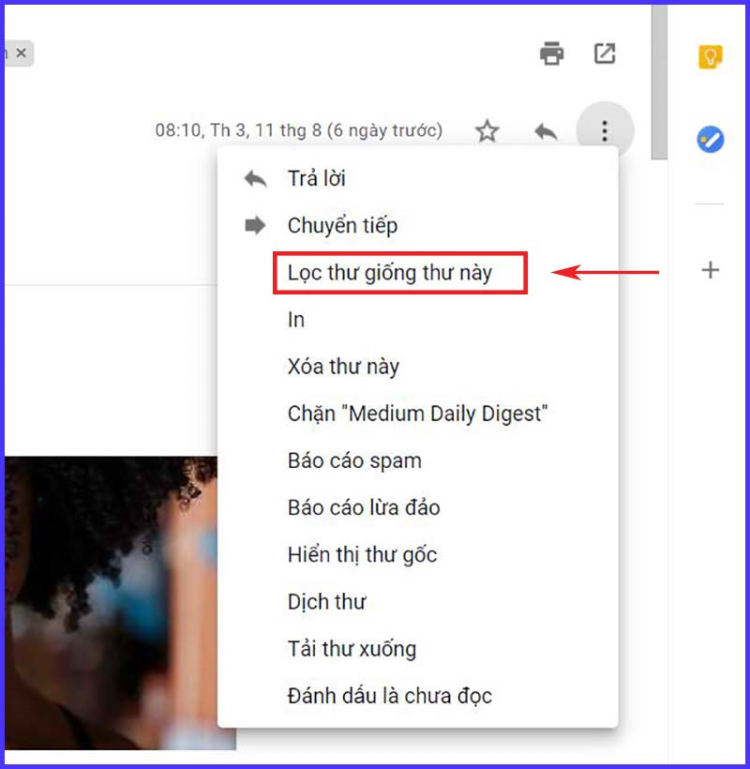 Tính năng lọc thư trên Gmail  