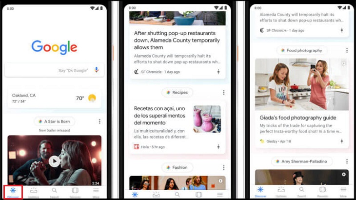 Truy cập Google Discover như thế nào