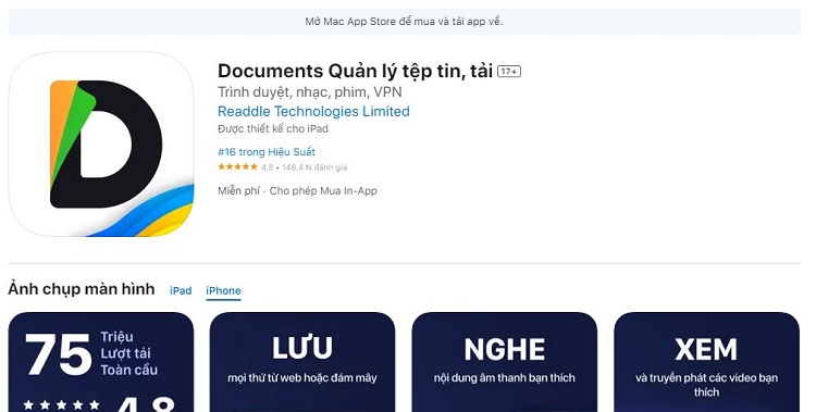 Ứng dụng Documents