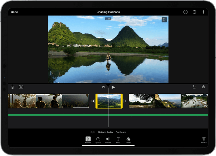 iMovie - Apps edit video tốt nhất trên iPhone