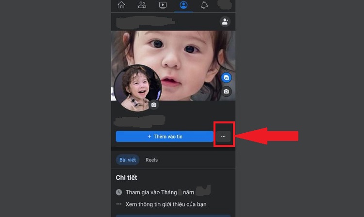 Xem lại video đã xem Facebook trên điện thoại bước 1