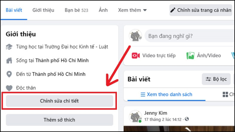 xem thời gian tham gia Facebook của bạn