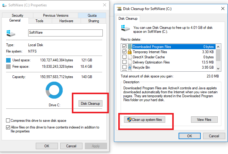 Xóa file rác trên máy tính Windows sử dụng Disk Cleanup nhanh chóng