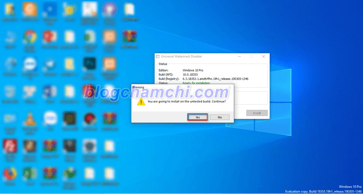 Các bước xóa Watermark Windows 10 ở góc phải màn hình bằng UWD