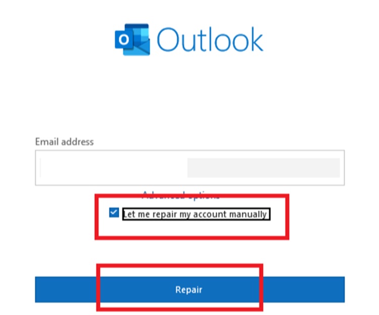 Cấu hình lại tài khoản Email trong Outlook 2