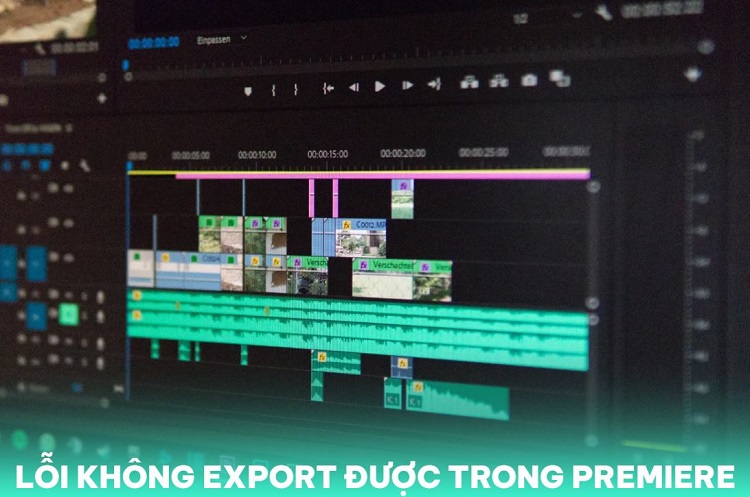 Khắc phục lỗi không export được trong Premiere